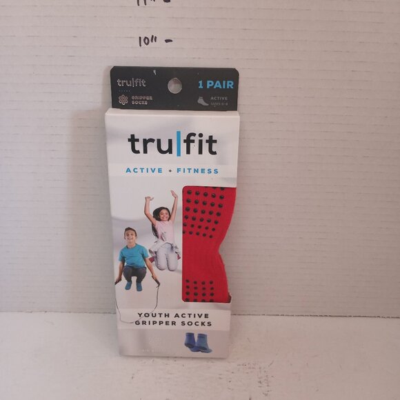 Trufit Youth Active Gripper Socks New Size 6-8 - Picture 1 of 2